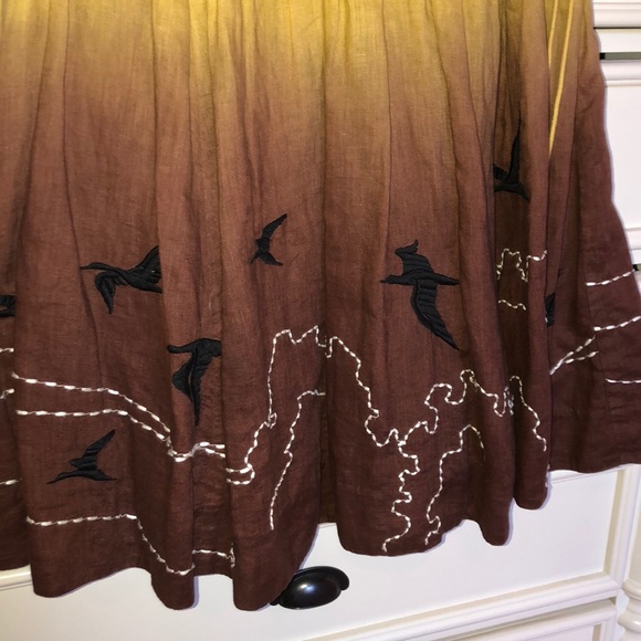 Ombre Bird skirt by Lithe - Picture 3 of 8